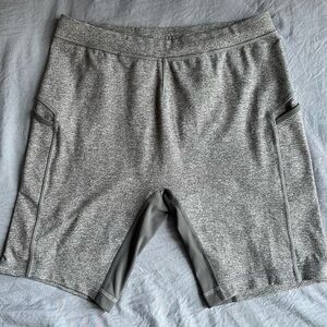 Lululemon LIKE NEW Compression Running Shorts | Medium | 8” Inseam | Gray